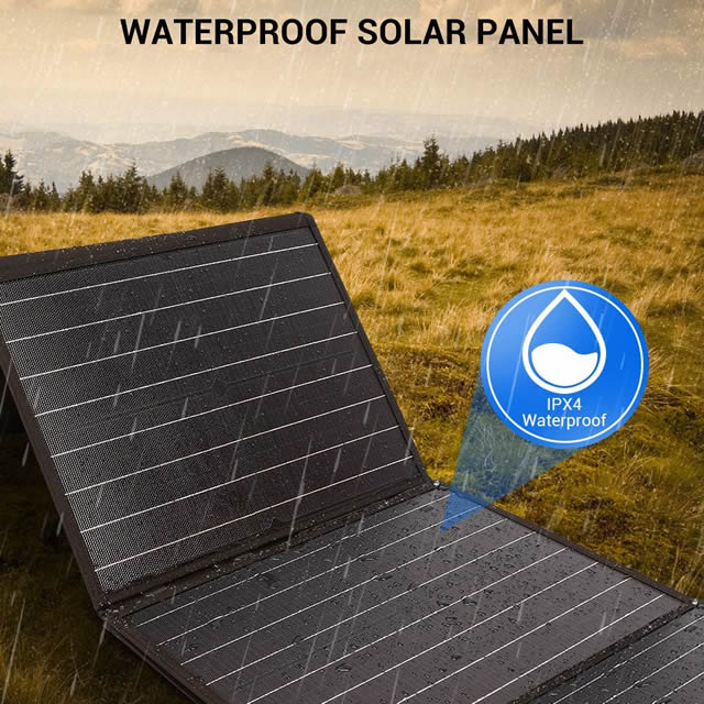 2023011914585821 - High Efficiency 23% Solar Generator Charging Portable 120W Foldable Solar Panel Solar Panel Folding $129