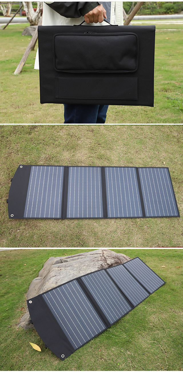 202301191459042 - High Efficiency 23% Solar Generator Charging Portable 120W Foldable Solar Panel Solar Panel Folding $129