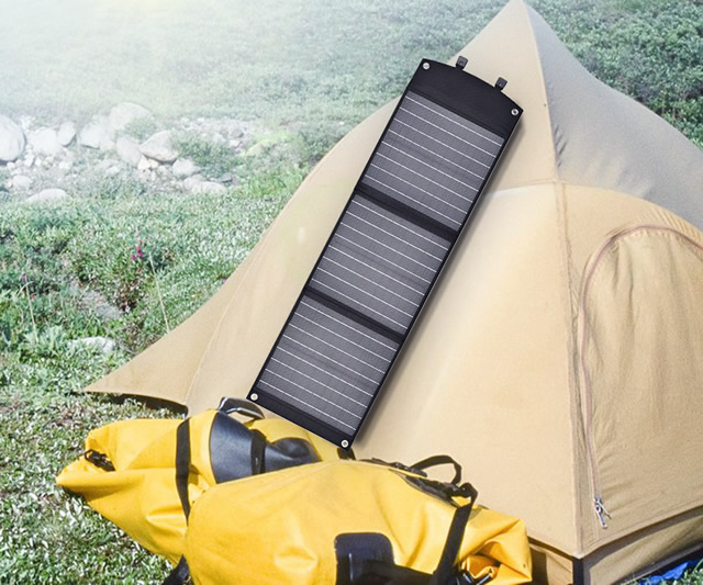 2023011914590654 - High Efficiency 23% Solar Generator Charging Portable 120W Foldable Solar Panel Solar Panel Folding $129