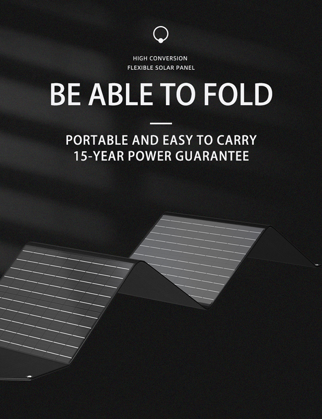 2023011914591416 - High Efficiency 23% Solar Generator Charging Portable 120W Foldable Solar Panel Solar Panel Folding $129