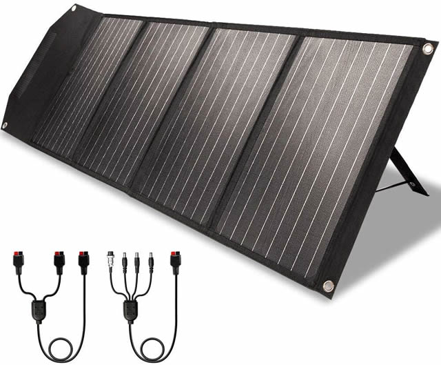 2023011914592369 - High Efficiency 23% Solar Generator Charging Portable 120W Foldable Solar Panel Solar Panel Folding $129